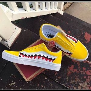 Bape Teeth Custom Vans